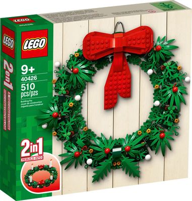 LEGO Seasonal 40426 Adventskranz Christmas Wreath 2-In-1 NEU & OVP !
