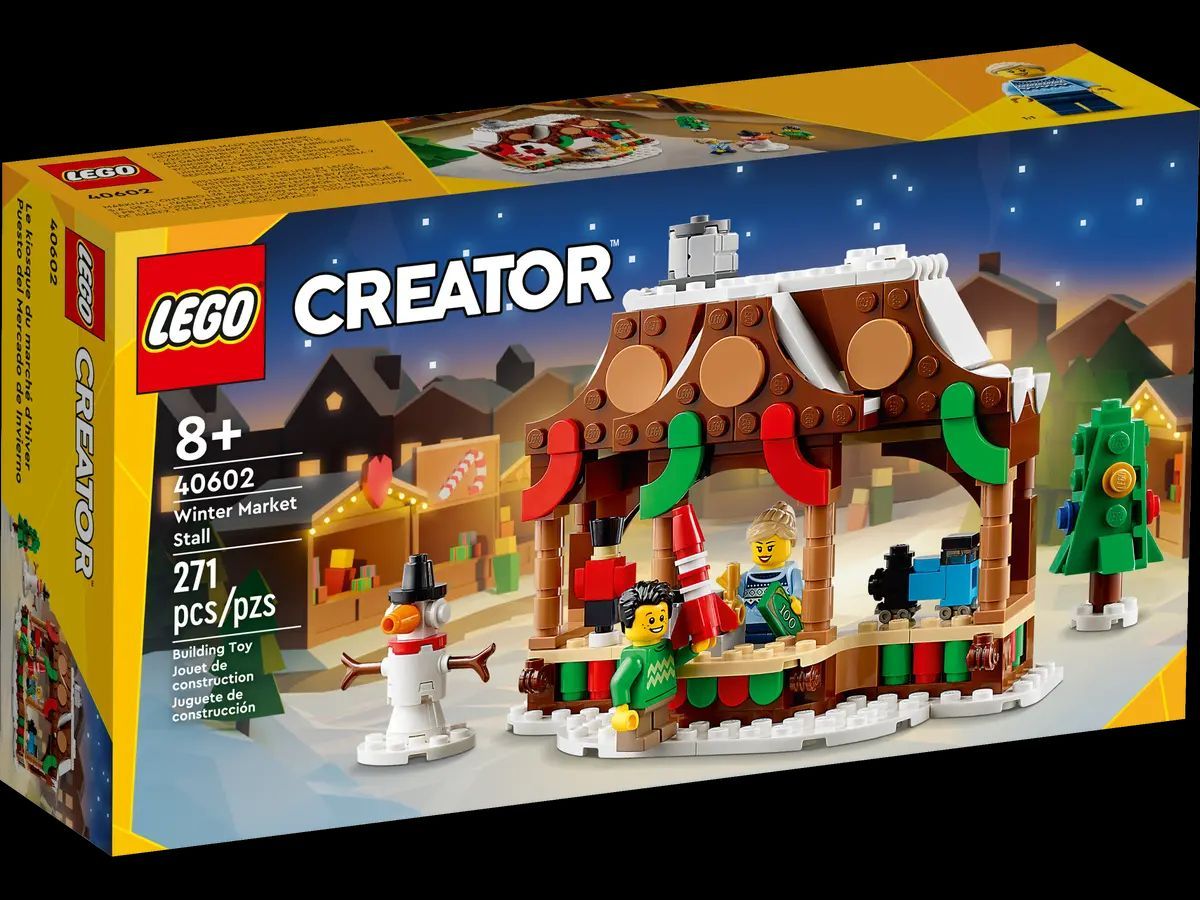 LEGO Seasonal 40602 Weihnachtsmarktstand Weihnachten Exclusive 271 Teile OVP !