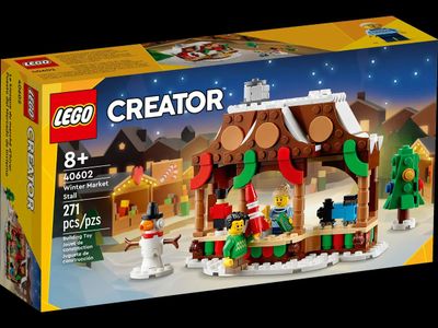 LEGO Seasonal 40602 Weihnachtsmarktstand Weihnachten Exclusive 271 Teile OVP !
