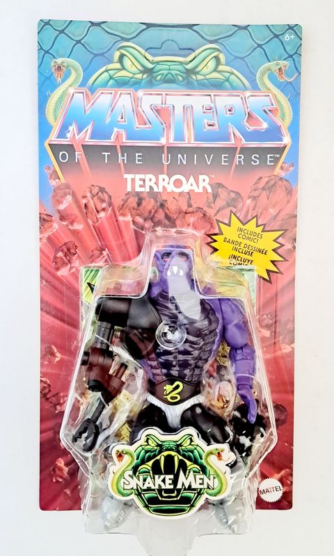 Masters of the Universe Origins Snake Men: Terroar Actionfigur MOC NEU OVP !