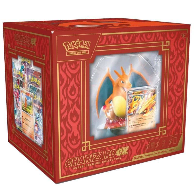 Pokemon TCG Glurak Charizard GX Super Premium Collection Booster SEALED OVP !