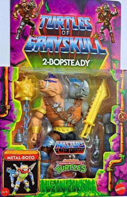 MOTU X TMNT Turtles of Grayskull 2Bopsteady Actionfigur 14 cm MOC