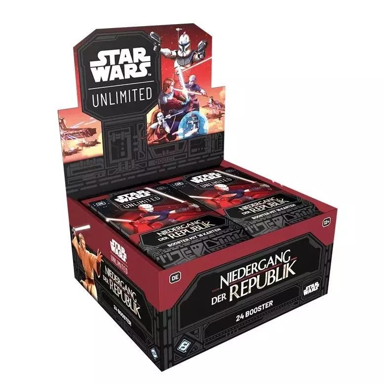 FFG - Star Wars Unlimited Niedergang der Republik Booster Display DEUTSCH