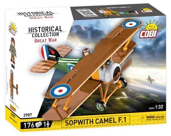 COBI 2987 Great War SOPWITH CAMEL F.1 Doppeldecker Set