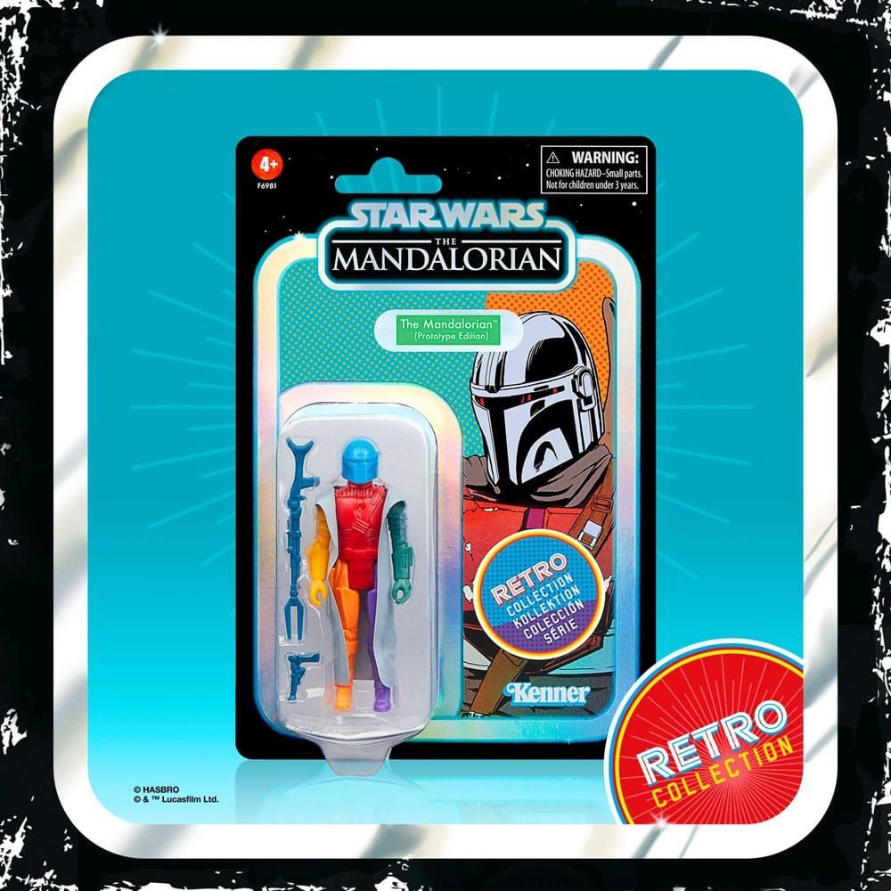 Kenner Star Wars Retro The Mandalorian Prototype Edition Actionfigur OVP MOC !