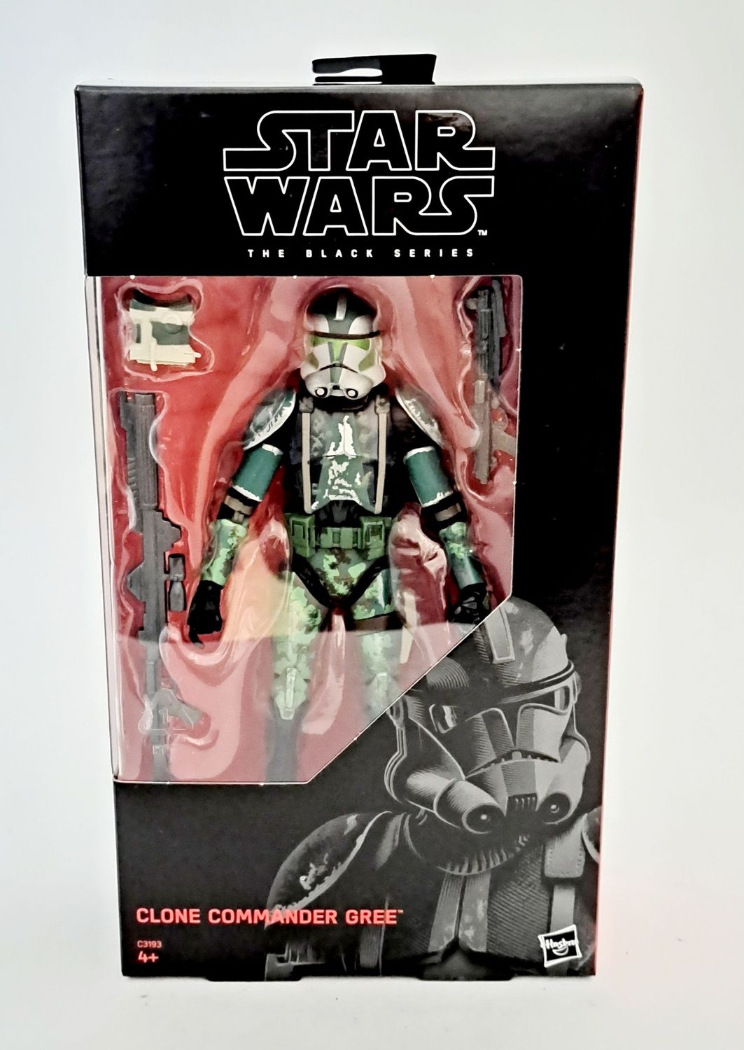 Hasbro Star Wars Black Series Clone Commander Gree Actionfigur