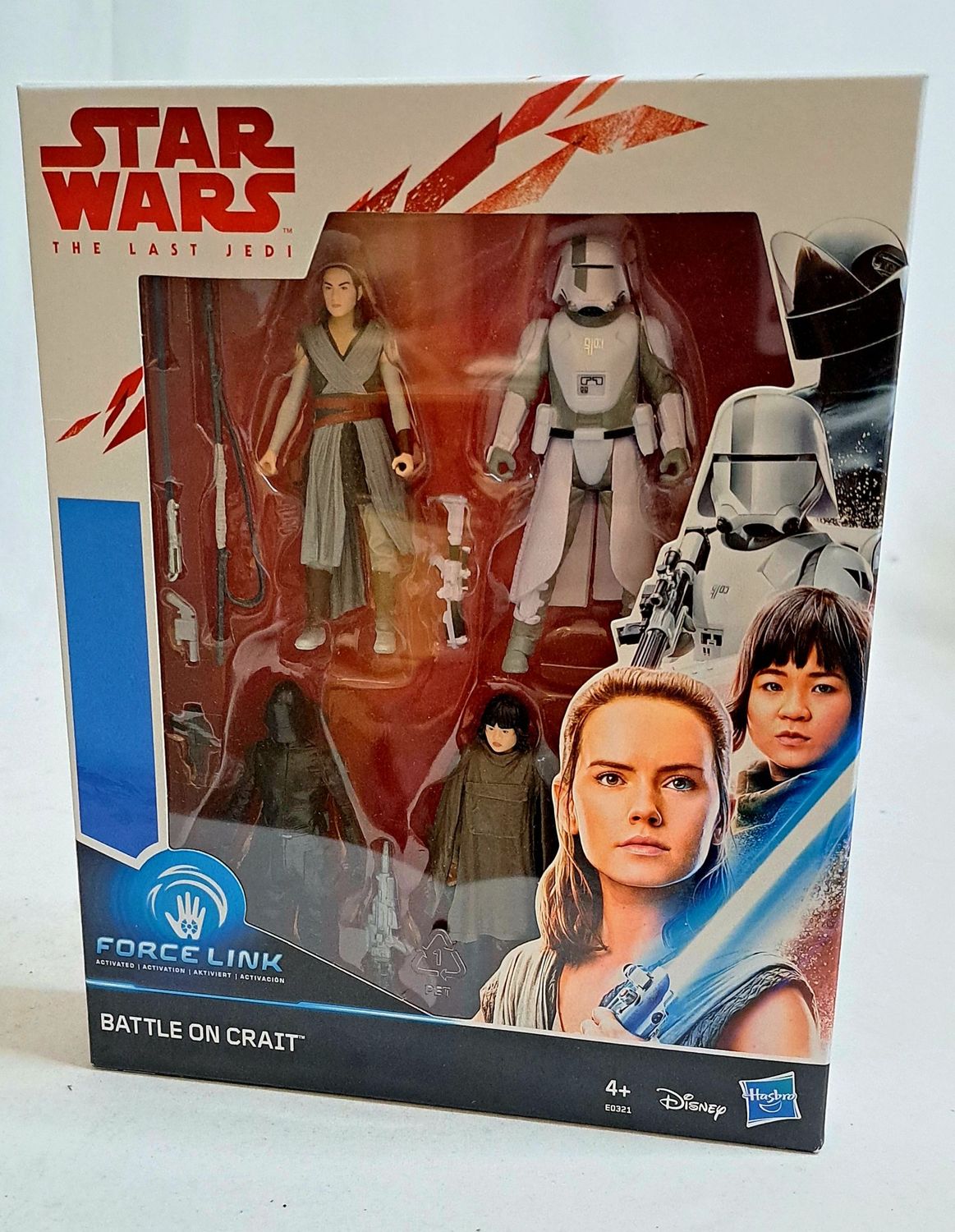 Hasbro Star Wars The Last Jedi Battle on Crait 4er Set Actionfiguren OPV MISB