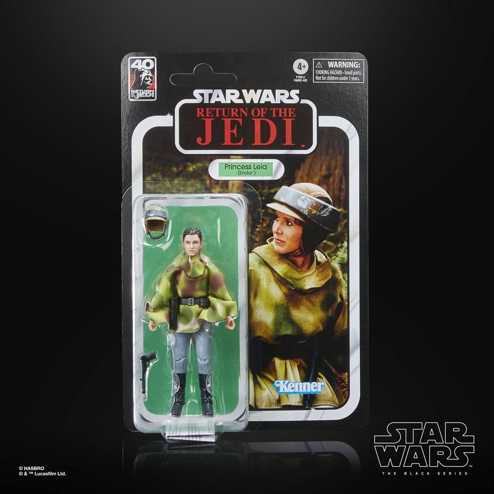 Star Wars Episode VI 40th Anniversary Black Series Actionfigur Princess Leia