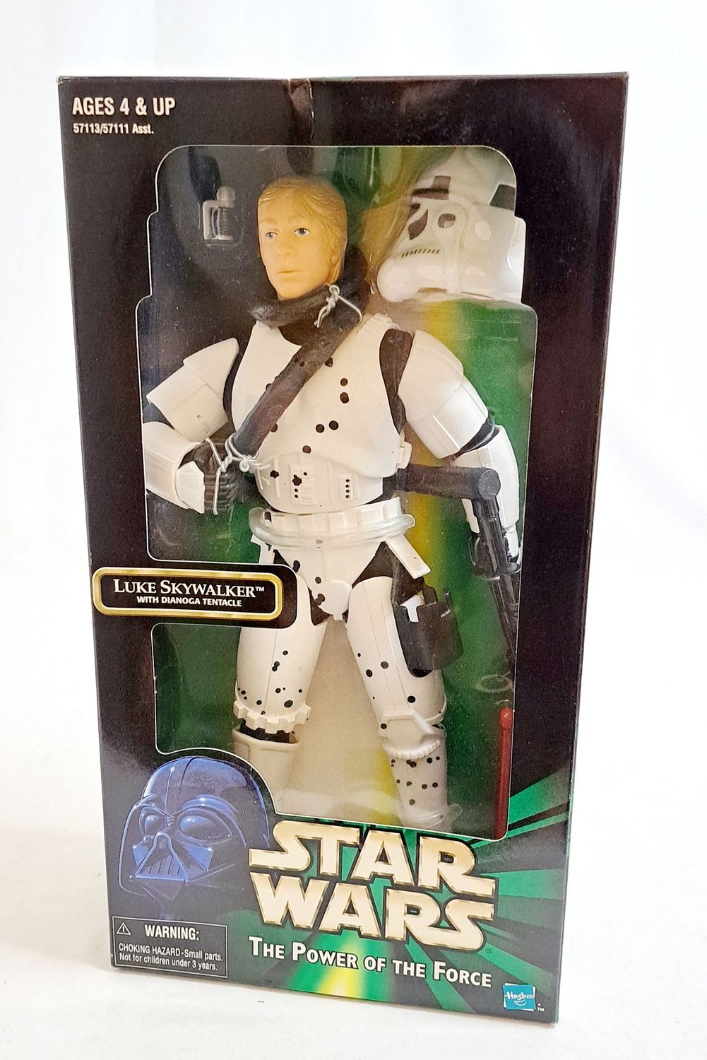 Hasbro Star Wars POTF Actionfigur 12 Inch Luke Skywalker Stormtrooper 1999 OVP