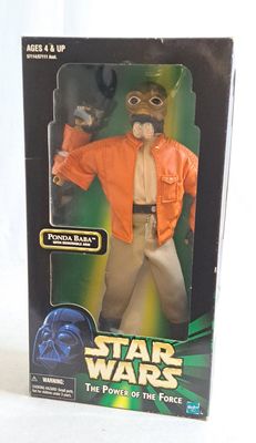 Hasbro Star Wars POTF Actionfigur 12 Inch Ponda Baba Removable Arm 1999 OVP