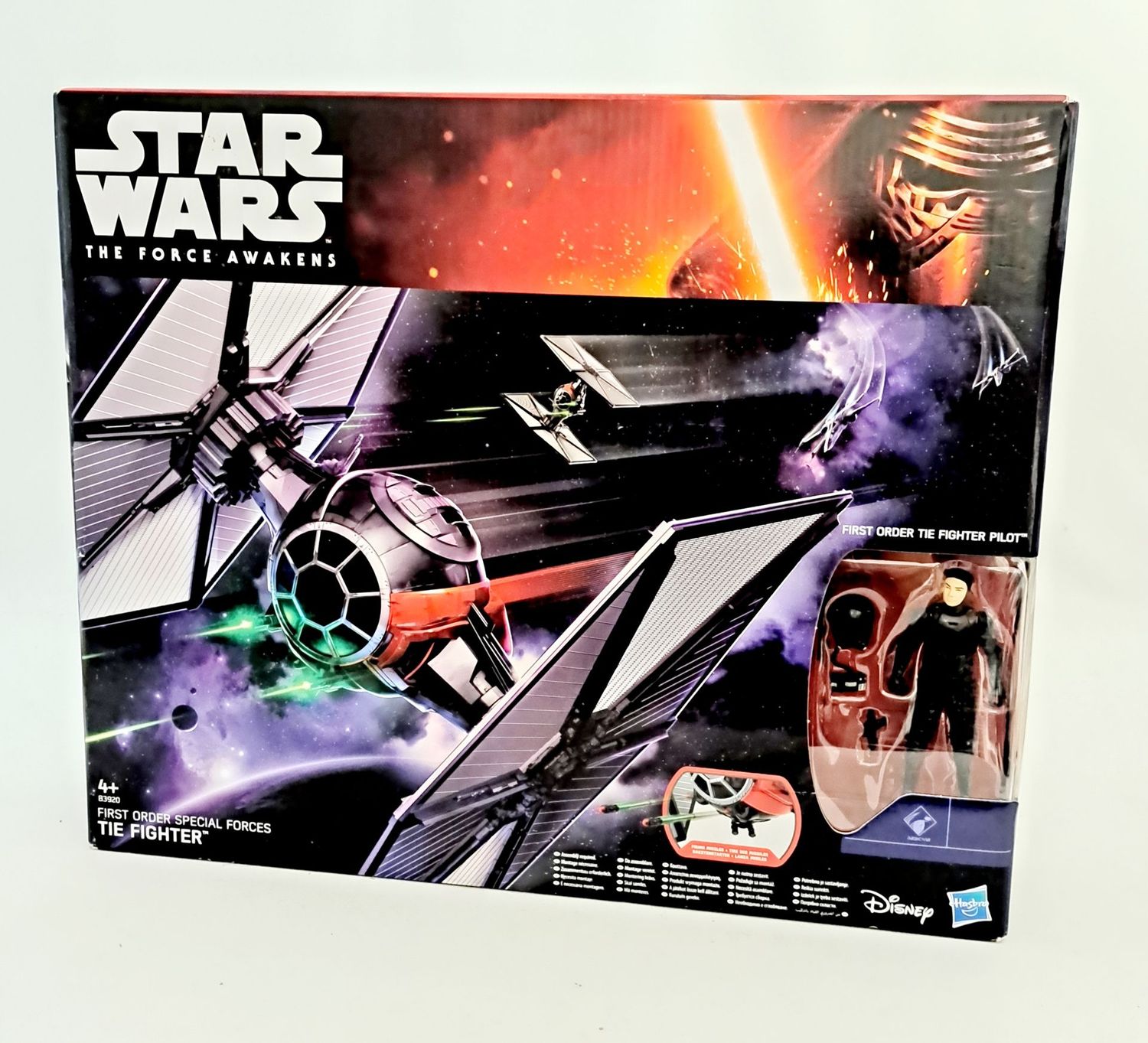Hasbro Star Wars First Order Tie Fighter inkl. Tie Pilot Figur MISB