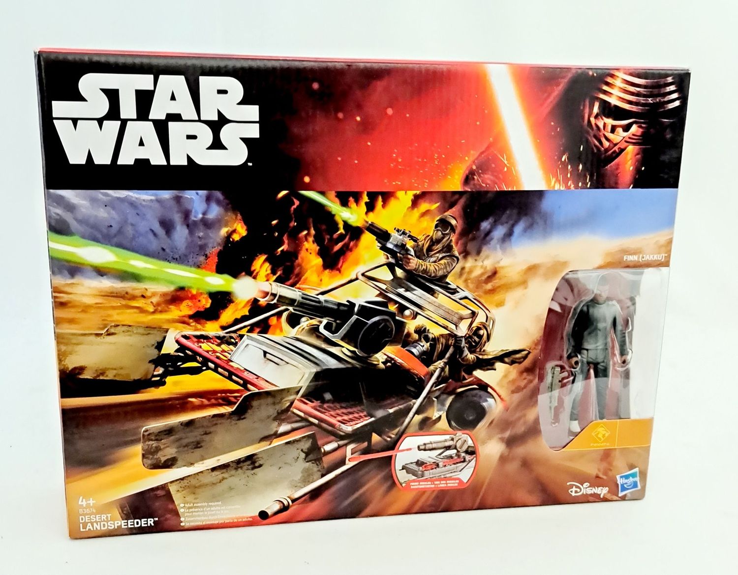 Hasbro Star Wars Desert Landspeeder Finn Jakku inkl Actionfigur MISB