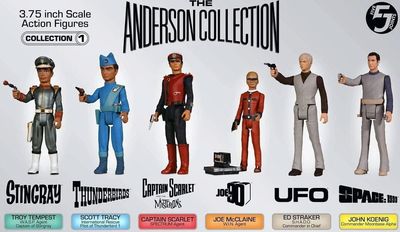 The Anderson Collection Retro Actionfiguren Wave 1 10 cm 6er Set NEU & OVP #ds