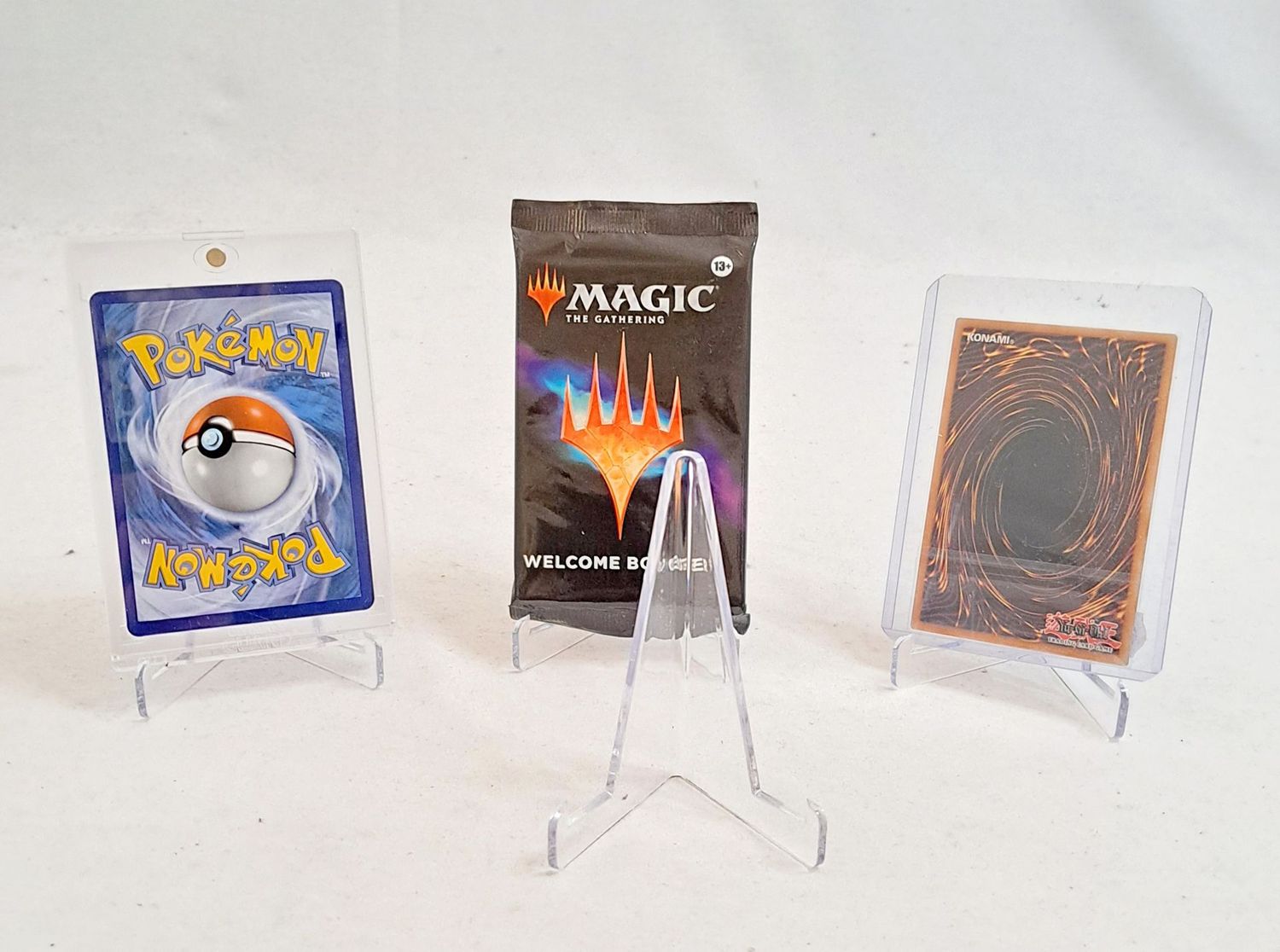 Acryl Präsentationsständer Dekoständer Trading Cards PSA BGS Booster Grading !