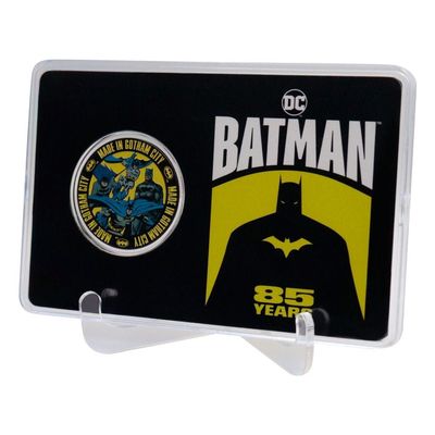 DC Comics Sammelmünze Batman 85th Anniversary Limited Edition Münze