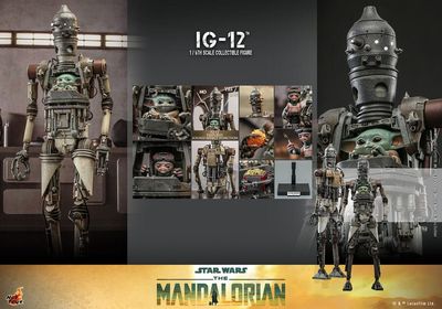 Hot Toys Star Wars: The Mandalorian Actionfigur 1/6 IG-12 36 cm NEU & OVP #ds