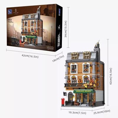 Pantasy Sherlock Holmes Bauset Baker Street 221B Apartment 42 cm