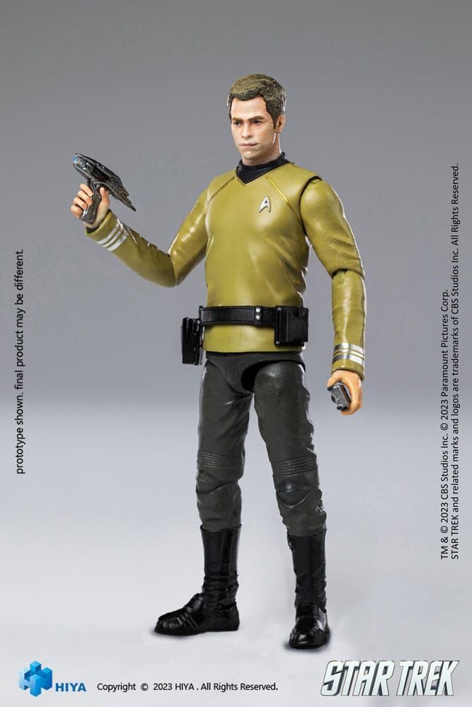 Hiya Star Trek Exquisite Mini Actionfigur 1/18 Star Trek 2009 Kirk 10 cm MOC OVP