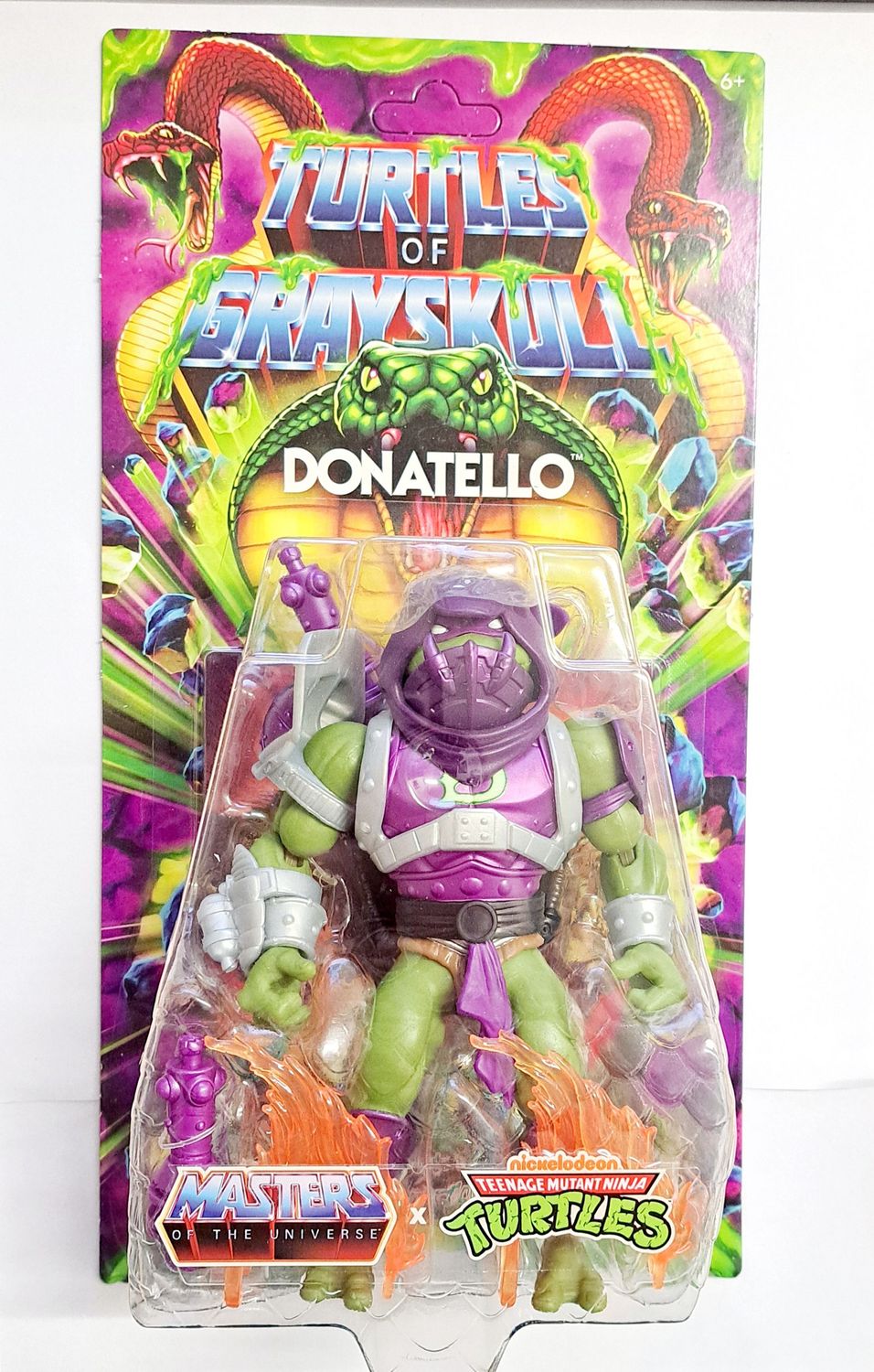 MOTU X TMNT Turtles of Grayskull Donatello Actionfigur 14 cm