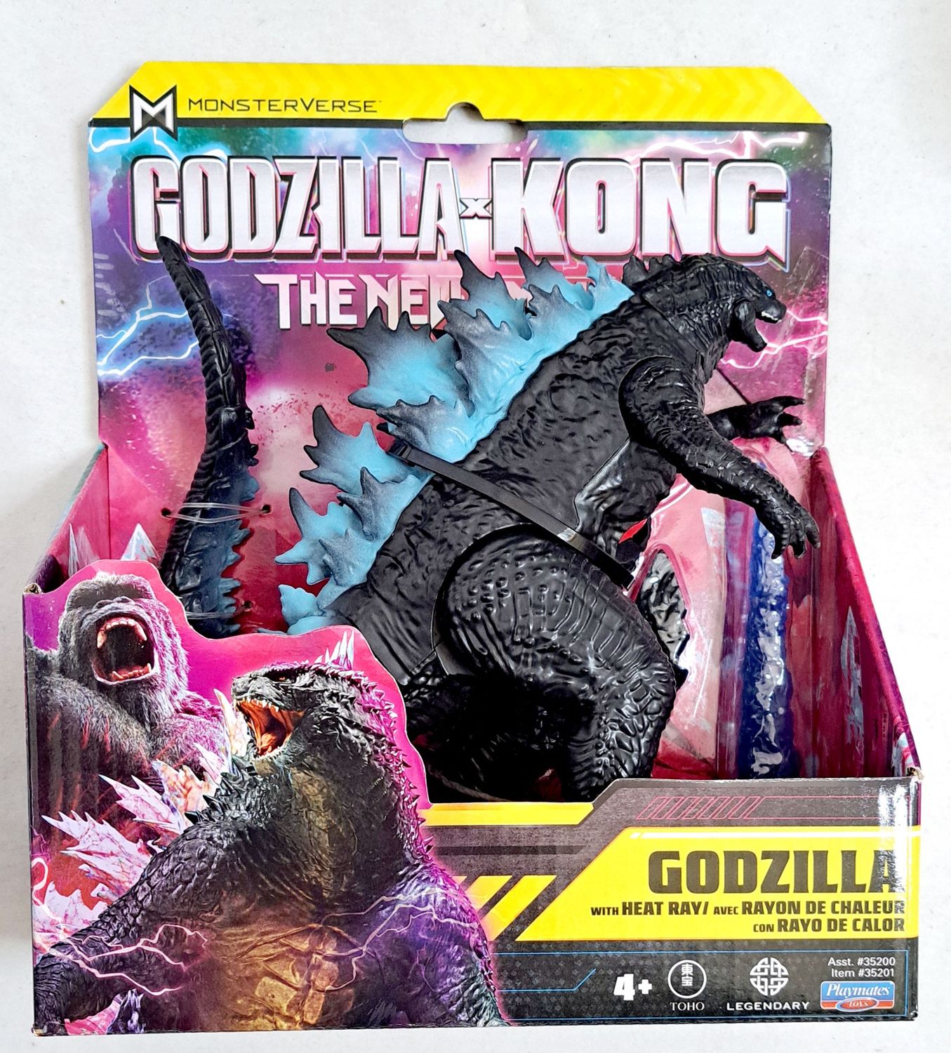 Playmates Godzilla x Kong: The New Empire Actionfigur Godzilla Heat Ray