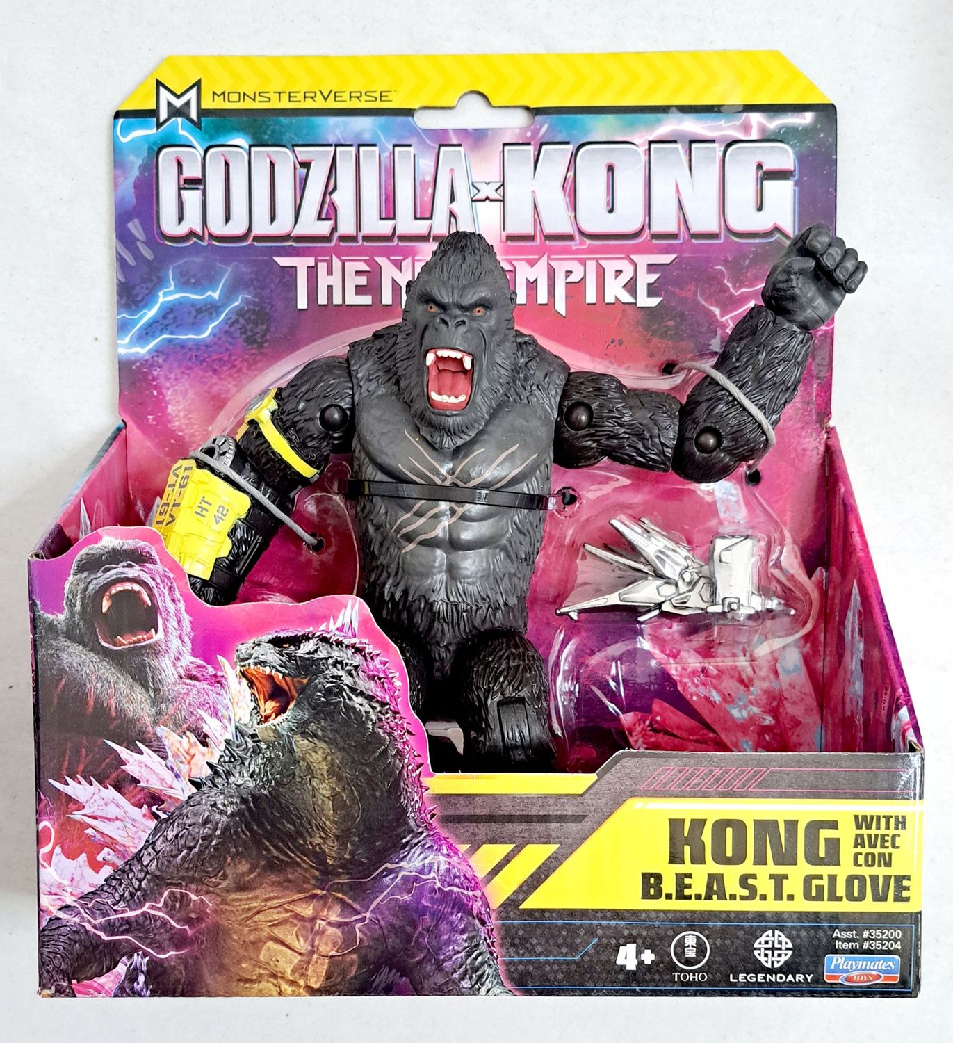 Playmates Godzilla x Kong: The New Empire Actionfigur Kong B.E.A.S.T. Glove