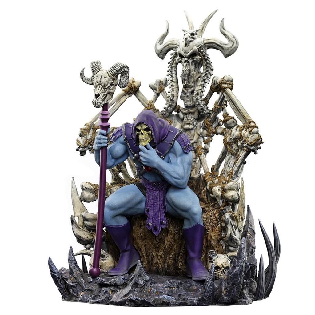 Iron Studios Masters of the Universe Skeletor on Throne Deluxe Art Scale 1/10