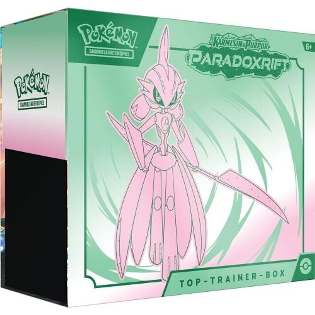Pokemon Karmesin & Purpur - Paradoxrift Top Trainer Box Eisenbündel deutsch