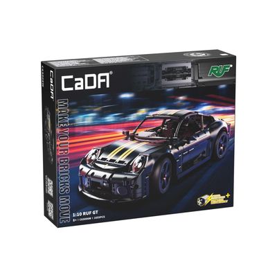 CaDA C63006W Porsche RUF GT 1:10 (1655 Teile) Auto Sportwagen Klemmbausteine