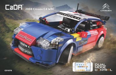 CaDA Citroën C4 WRC Rally Auto 2008 (329 Teile) Dual Mode Controll