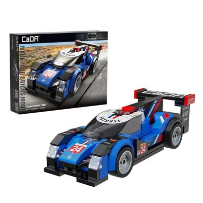 CaDA Supersonic Star 1:24 Sports Car (164 Teile) Auto Klemmbaustein