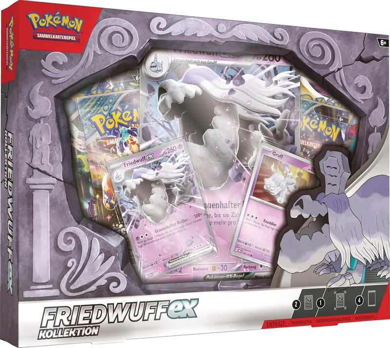 Pokemon Sammelkarten Friedwuff ex Kollektion Deutsch Booster
