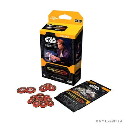 FFG - Star Wars Unlimited - Umschalten auf Lichtgeschwindigkeit Spotlight Deck Han Solo
