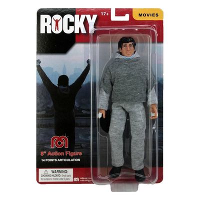 Mego Rocky Actionfigur New Rocky Balboa in Sweatsuit 20 cm MOC
