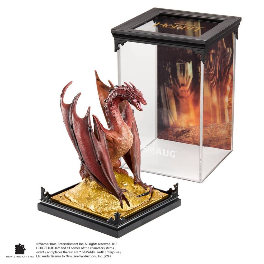 Noble Collection Herr der Ringe Diorama Figure Smaug 17 cm