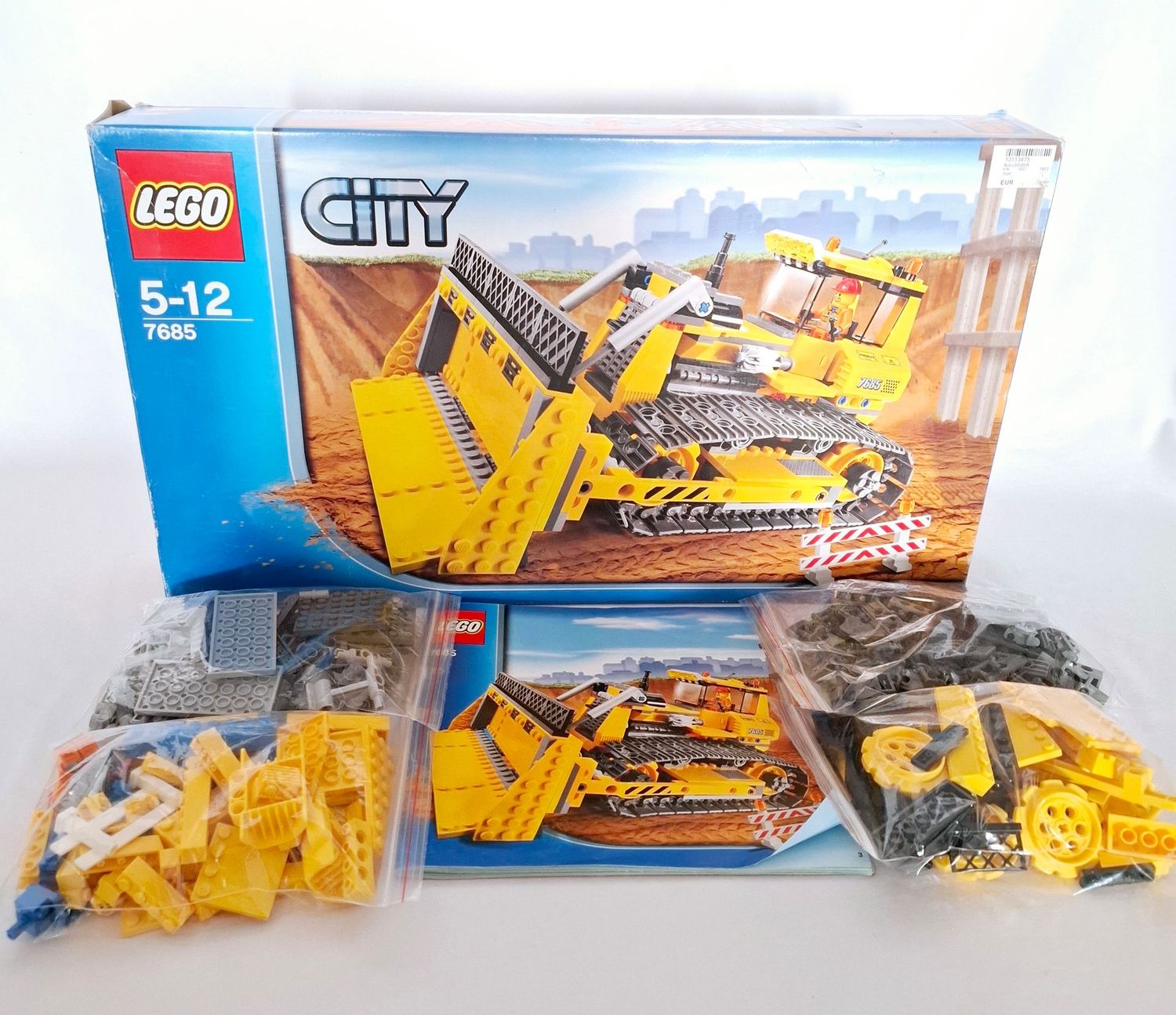LEGO City 7685 Bulldozer Planierraupe 100 % komplett inkl. BA & OVP !