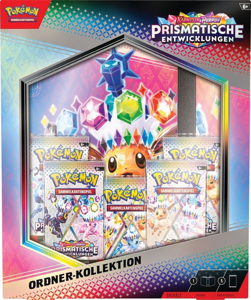 Pokemon Karmesin & Purpur KP8.5 – Prismatische Entwicklungen Binder Kollektion