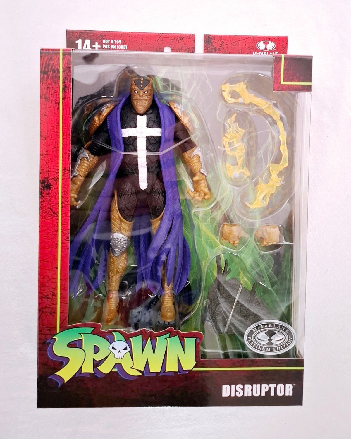 McFarlane Spawn Actionfiguren 18 cm Disruptor Platinum Edition