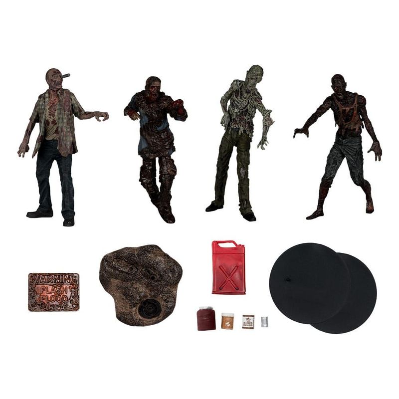 McFarlane Toys The Walking Dead Actionfiguren 4er-Pack Walkers 13 cm