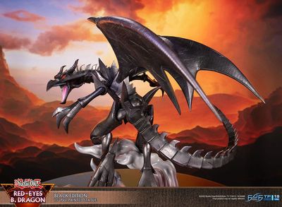 First4Figures Yu-Gi-Oh! PVC Statue Red-Eyes B. Dragon Black Colour 33 cm