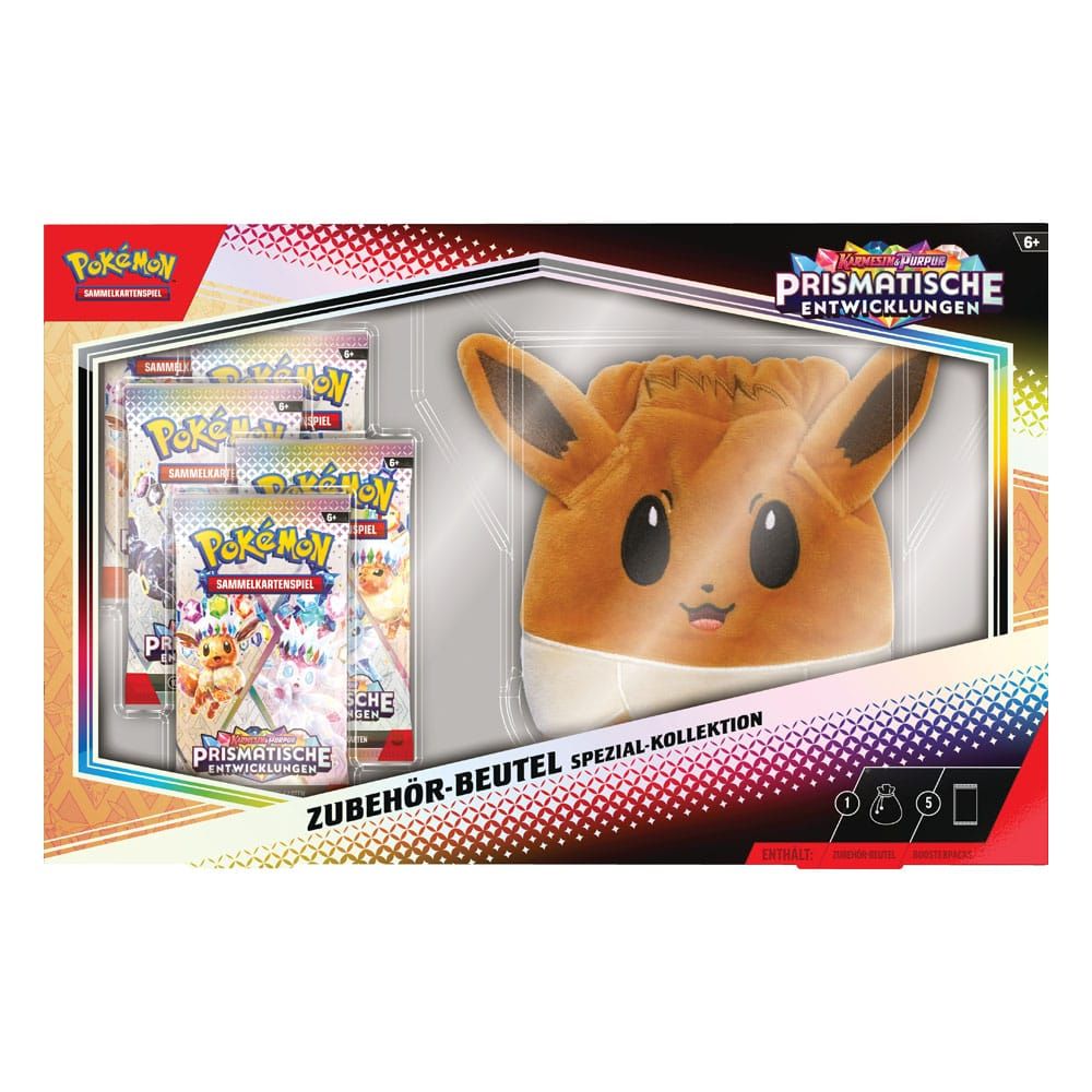 Pokémon Accessory Pouch Kollektion Evoli Deutsche Version Prismatische