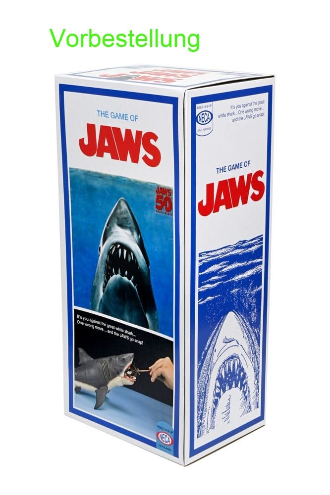 VORBESTELLUNG Der weiße Hai 12" Head to Tail Actionfigur The Game of Jaws 50th Anniversary 38 cm