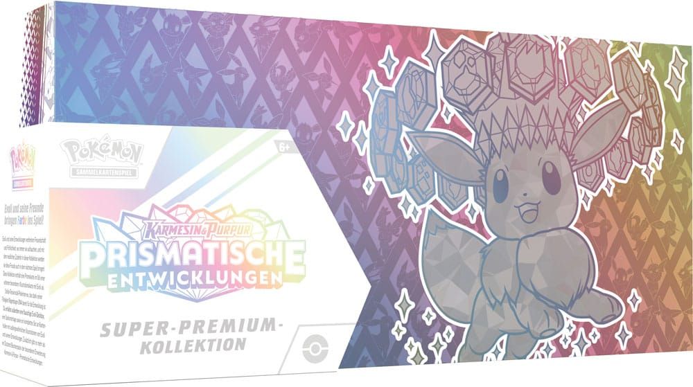 Pokemon TCG Super Premium-Kollektion Pismatische Entwicklung deutsch Booster