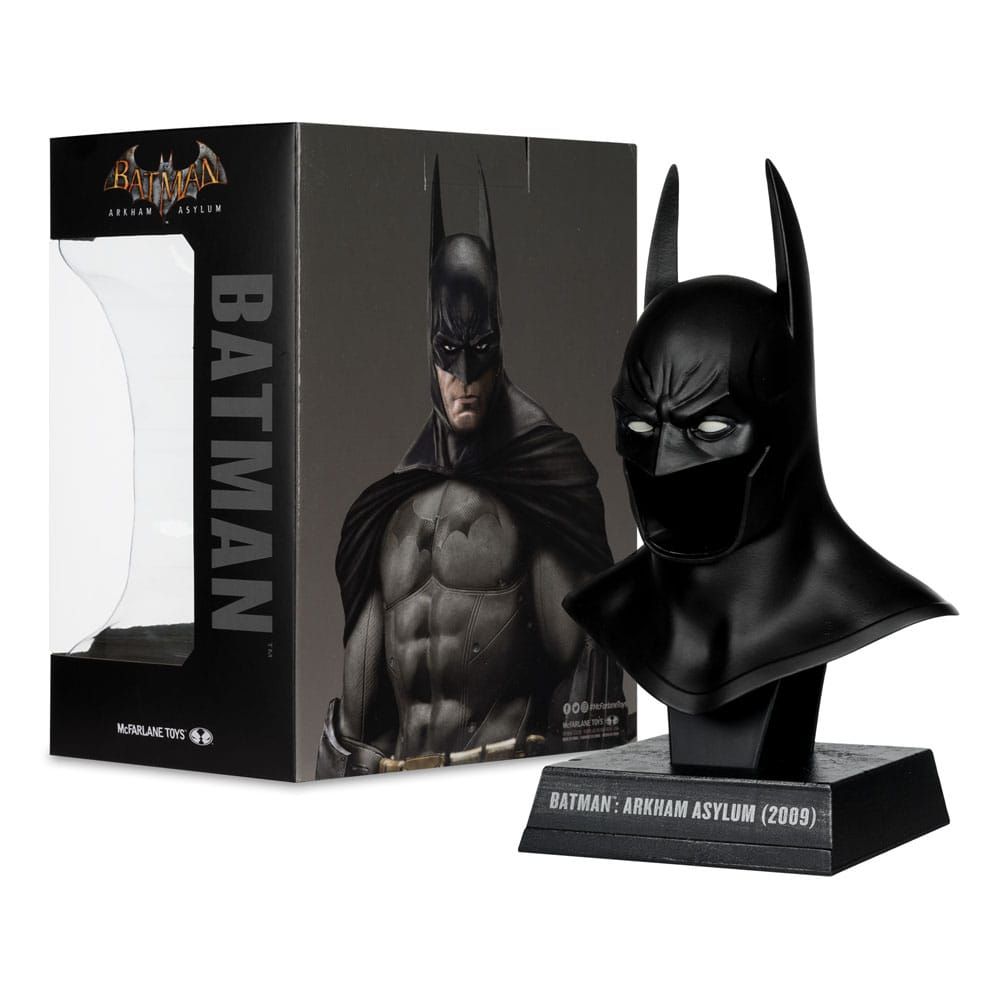 Batman: Arkham Asylum DC Direct Mini-Replik 1/3 Batman Maske 19 cm