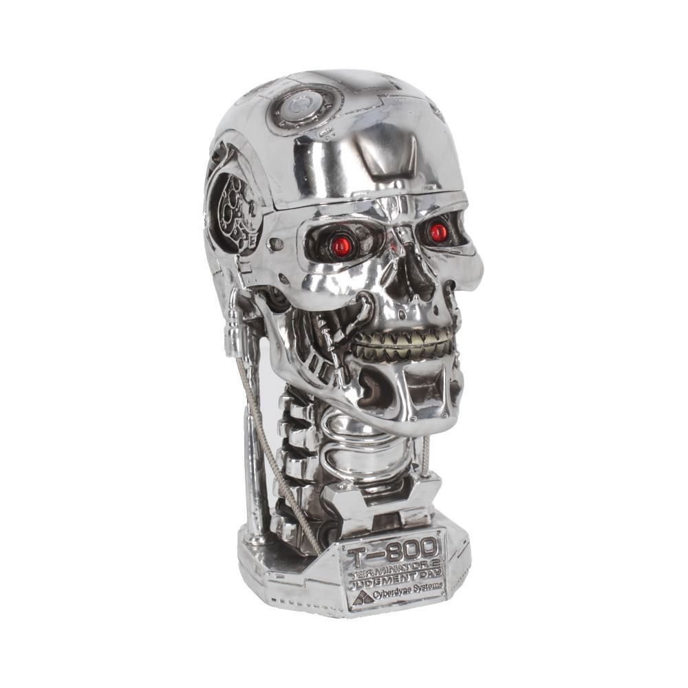 Terminator 2 T-800 ca. 21 cm Büste Aufbewahrungsbox Head Replik Resin