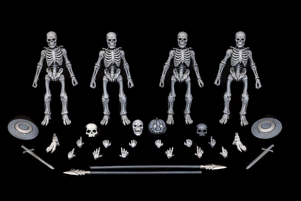 Mythic Legions Graveyard Skeletons Actionfiguren 4er-Pack 2025 NEU & OVP #ds