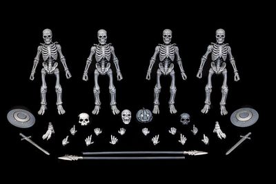 Mythic Legions Graveyard Skeletons Actionfiguren 4er-Pack 2025 NEU & OVP #ds