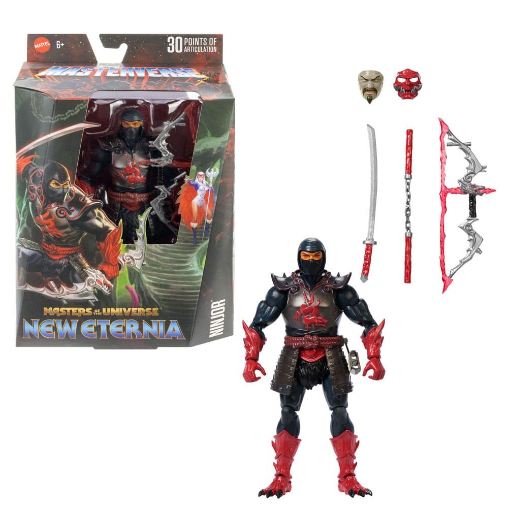 Mattel Masters of the Universe Core New Eternia Actionfigur Ninjor 18 cm