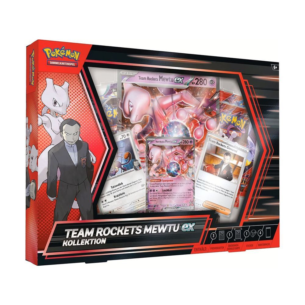Pokemon Ewige Rivalen Team Rocket's Mewtu ex Kollektion deutsch NEU OVP Sealed