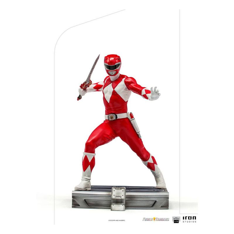 Iron Studios Power Rangers BDS Art Scale Statue 1/10 Red Ranger 17 cm #ds