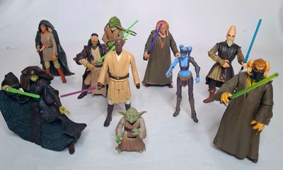 Hasbro Star Wars Konvolut Jedi Sammlung 10x Actionfiguren Yoda Mace Windu Aayla